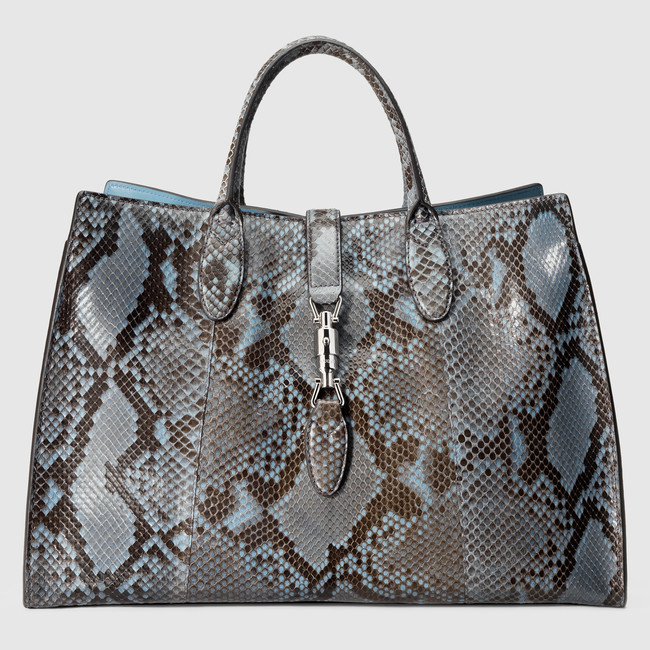 Gucci Jackie Soft python top handle bag  362970 EKN0N 4809