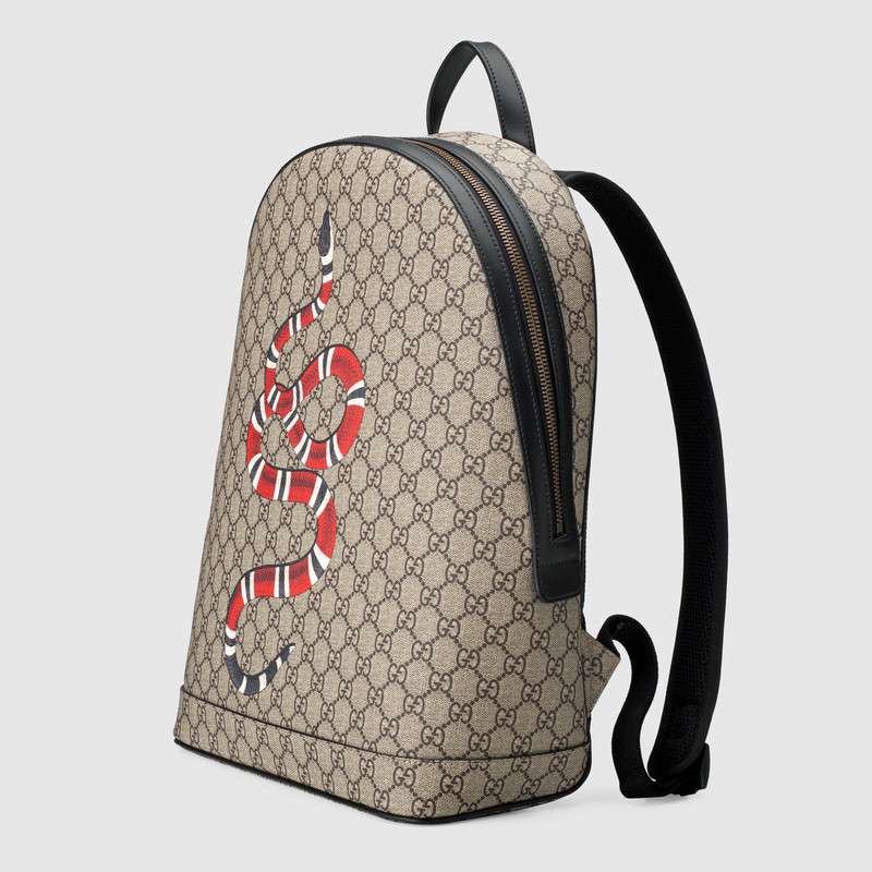 Gucci Kingsnake print GG Supreme backpack 419584 9HWAT 8666