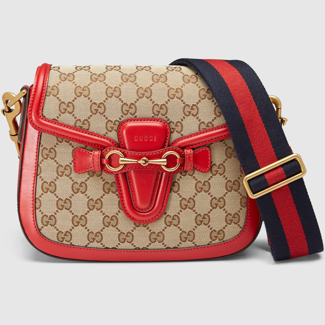 Gucci Lady Web Original GG shoulder bag 383848 KQWQT 9681