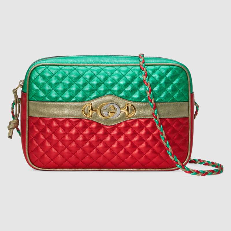 Gucci Laminated leather small shoulder bag 541061 0U14X 3862