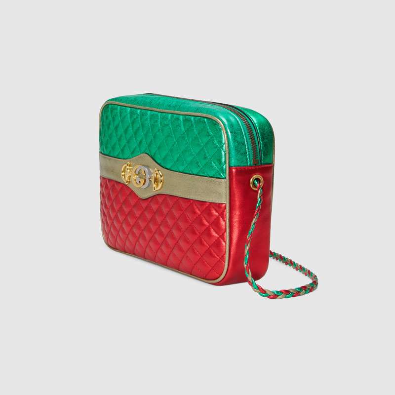 Gucci Laminated leather small shoulder bag 541061 0U14X 3862