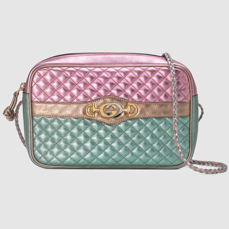 Gucci Laminated leather small shoulder bag 541061 0U14X 5879