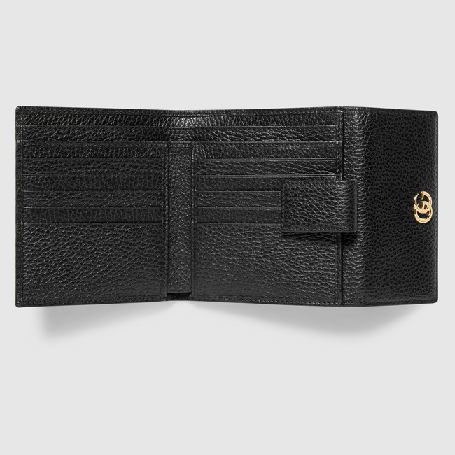 Gucci Leather french flap wallet 456122 CAO0G 1000