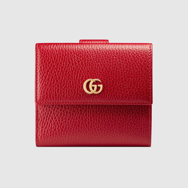 Gucci Leather french flap wallet 456122 CAO0G 6433