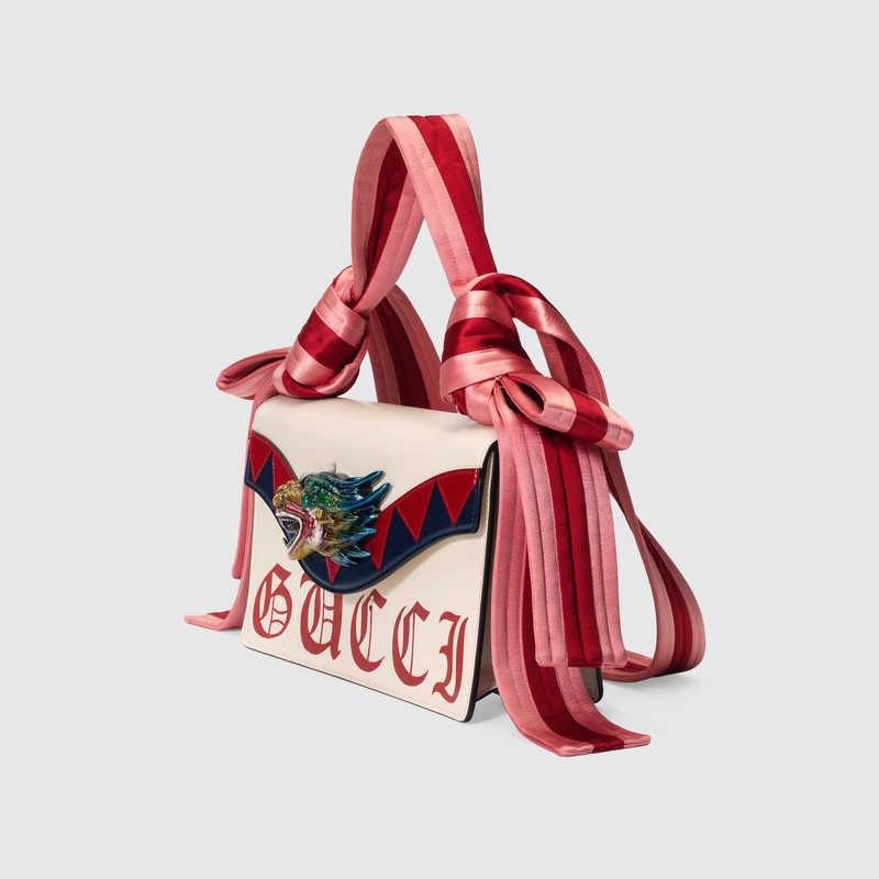 Gucci Naga dragon leather shoulder bag 466404 DT9JN 8079