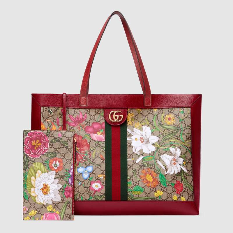 Gucci Ophidia GG Flora medium tote 547947 HWHAC 8722