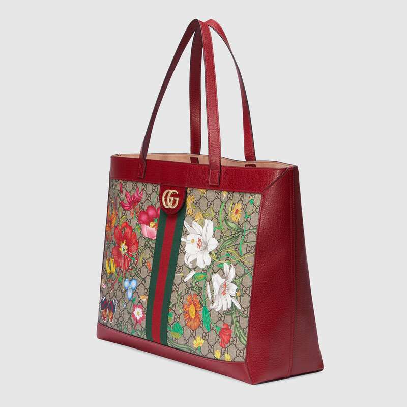 Gucci Ophidia GG Flora medium tote 547947 HWHAC 8722