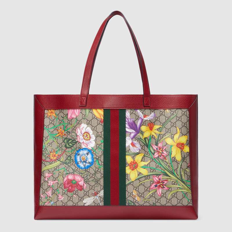 Gucci Ophidia GG Flora medium tote 547947 HWHAC 8722