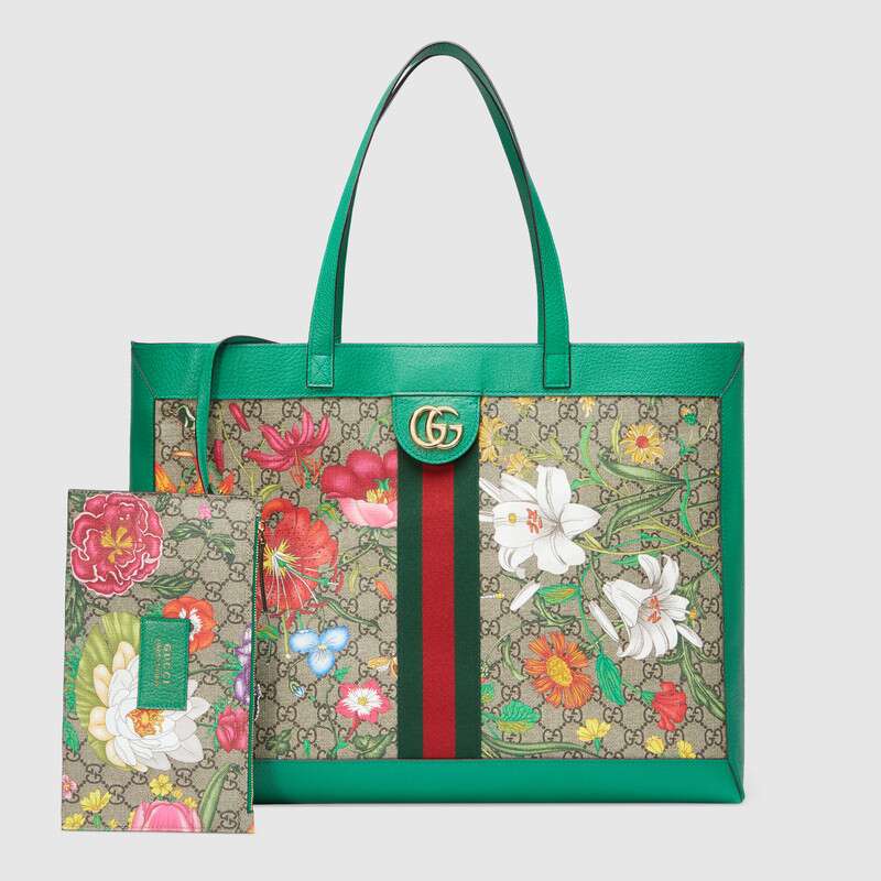 Gucci Ophidia GG Flora medium tote 547947 HWHAE 8709