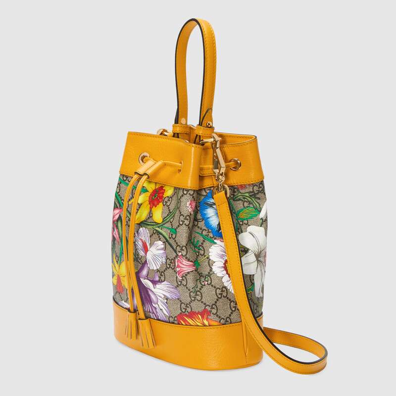 Gucci Ophidia GG Flora small bucket bag 550621 HV8HC 9782