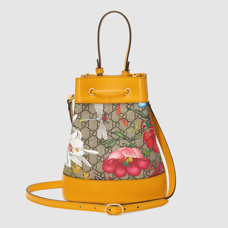 Gucci Ophidia GG Flora small bucket bag 550621 HV8HC 9782