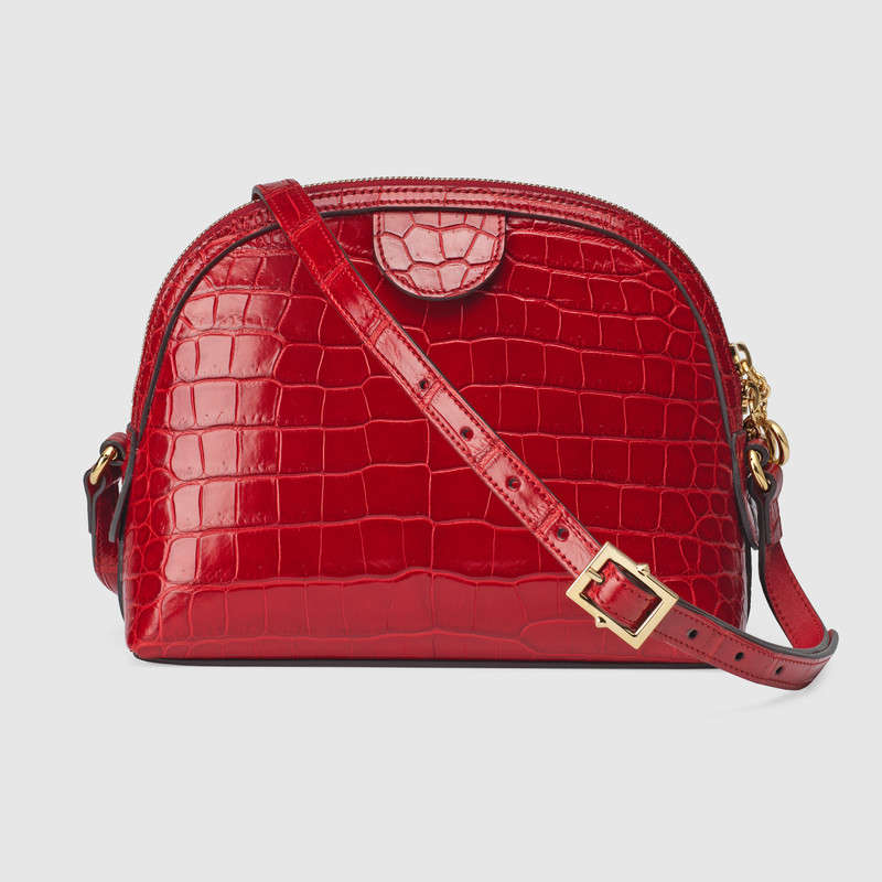 Gucci Ophidia crocodile small shoulder bag 499621 EV40G 6433