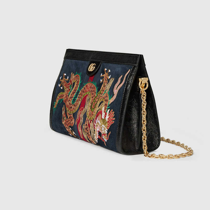 Gucci Ophidia embroidered medium shoulder bag 503876 D6ZXG 8828