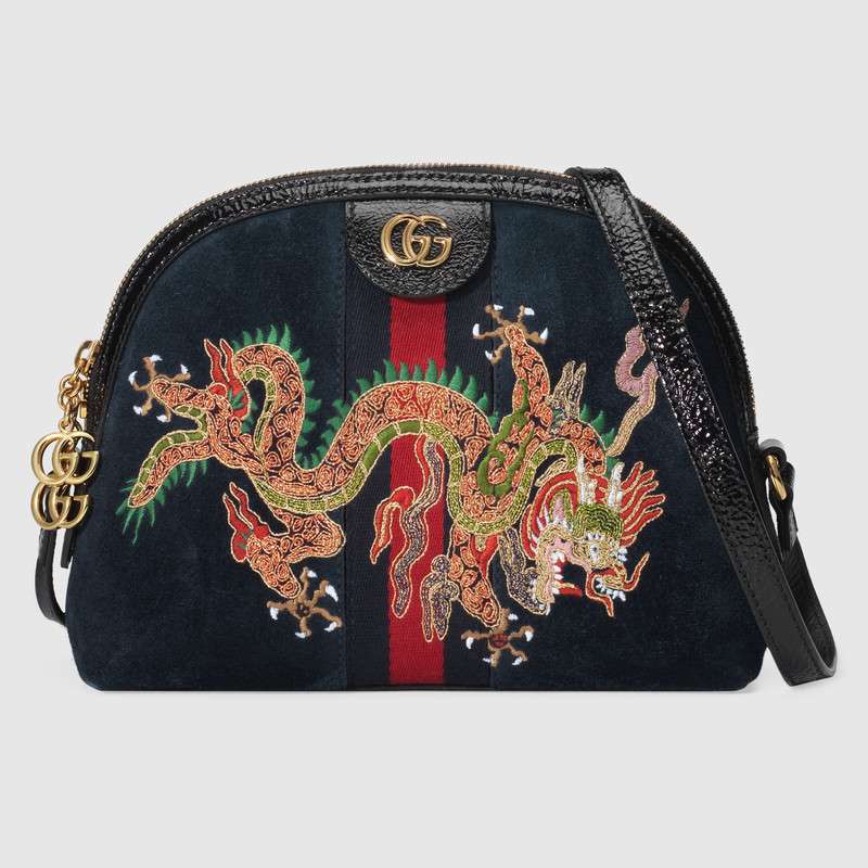 Gucci Ophidia embroidered small shoulder bag 499621 D6ZXG 8828