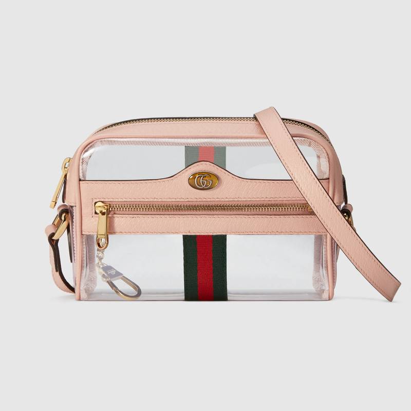 Gucci Ophidia mini transparent bag in Original quality 517350 9YKBG 8934