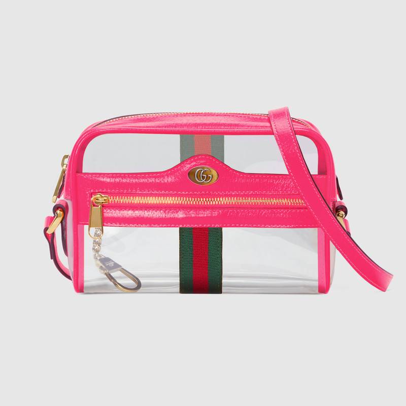 Gucci Ophidia mini transparent bag in Original quality 517350 9YKCG 8937