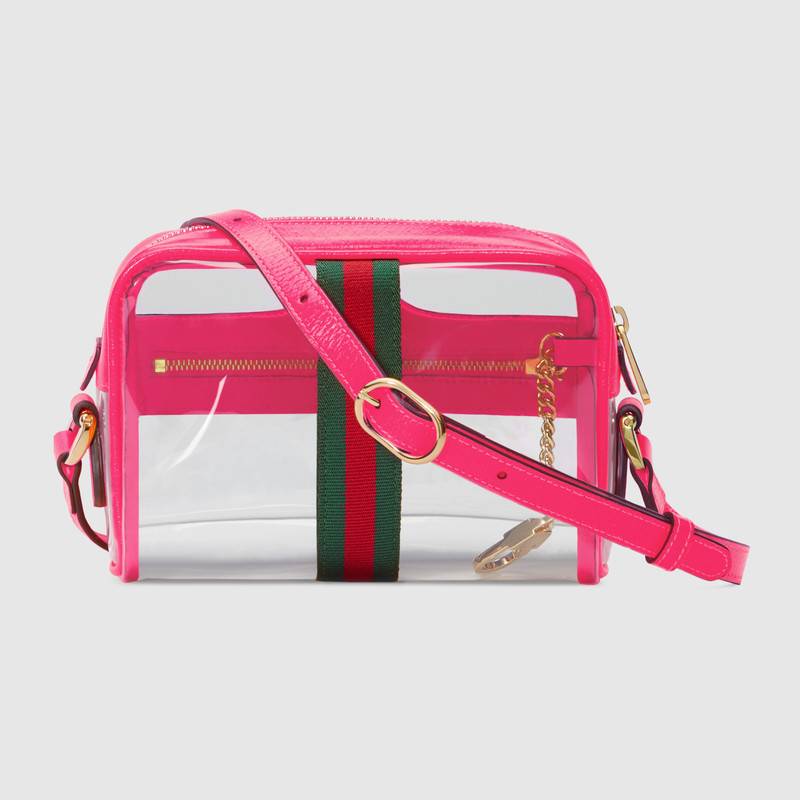 Gucci Ophidia mini transparent bag in Original quality 517350 9YKCG 8937