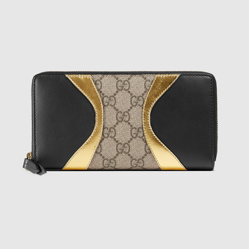 Gucci Osiride GG Supreme zip around wallet 410102 0GUGT 8752