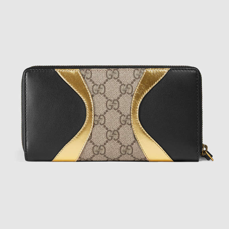 Gucci Osiride GG Supreme zip around wallet 410102 0GUGT 8752