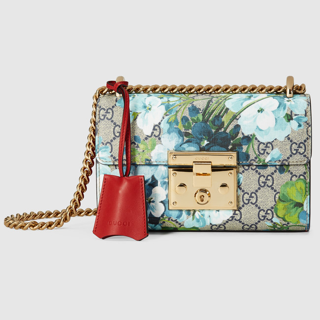 Gucci Padlock GG Blooms shoulder bag 409487 KU2IG 8492