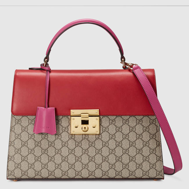 Gucci Padlock GG Supreme top handle bag 432674 KLQIG 9784