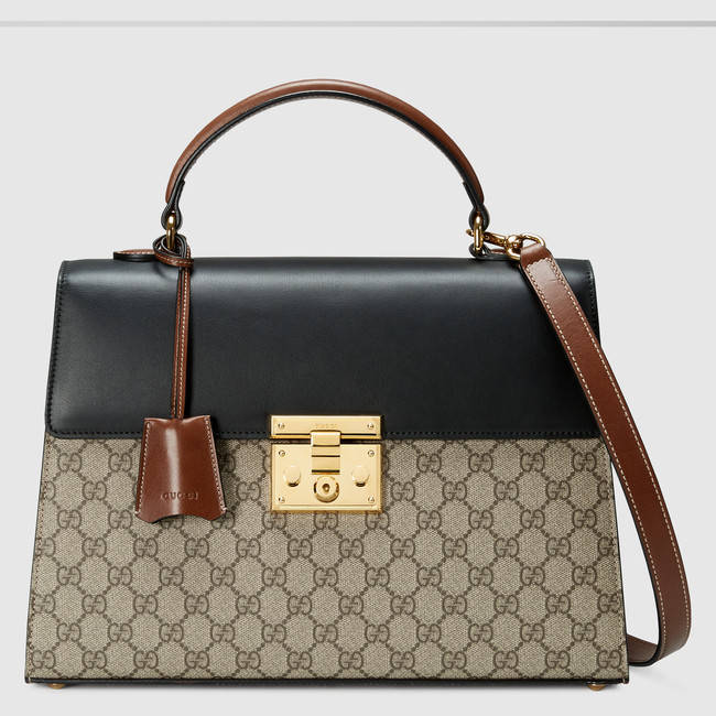 Gucci Padlock GG Supreme top handle bag 432674 KLQJG 9785