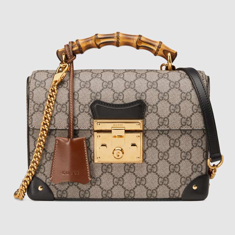 Gucci Padlock GG small bamboo shoulder bag 603221 9U8YG 9861