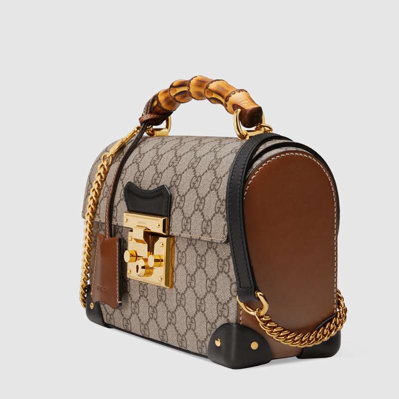 Gucci Padlock GG small bamboo shoulder bag 603221 9U8YG 9861