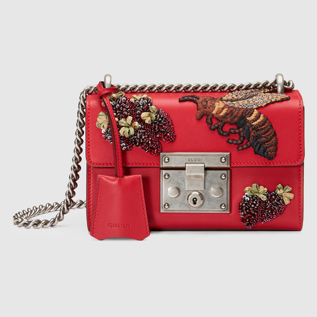 Gucci Padlock embroidered shoulder bag 409487 CWL2N 6487