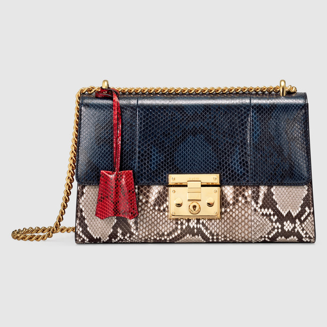 Gucci Padlock python shoulder bag 409486 LJCAG 4063