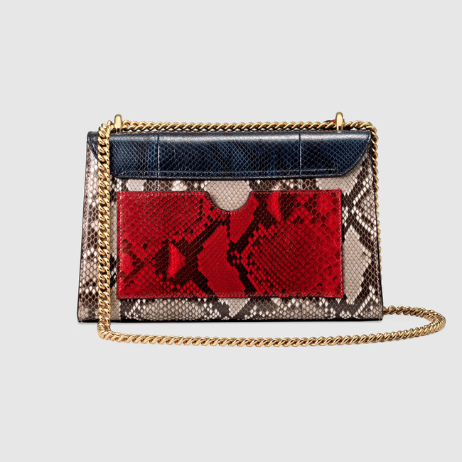 Gucci Padlock python shoulder bag 409486 LJCAG 4063