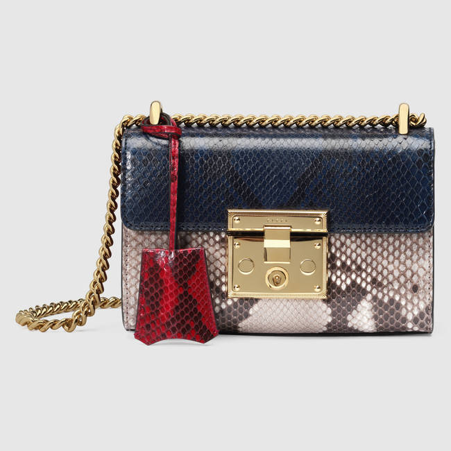 Gucci Padlock python shoulder bag 409487 LJCAG 4063