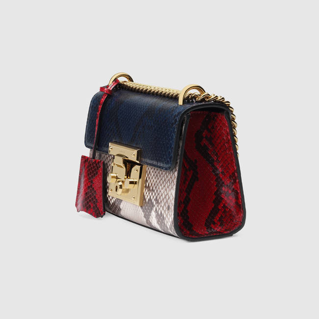 Gucci Padlock python shoulder bag 409487 LJCAG 4063