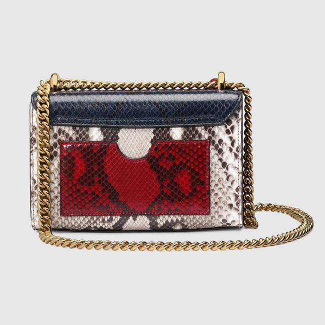 Gucci Padlock python shoulder bag 409487 LJCAG 4063