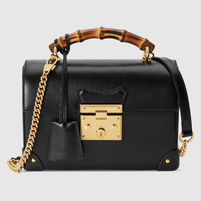 Gucci Padlock small bamboo shoulder bag 603221 1DBRG 1000