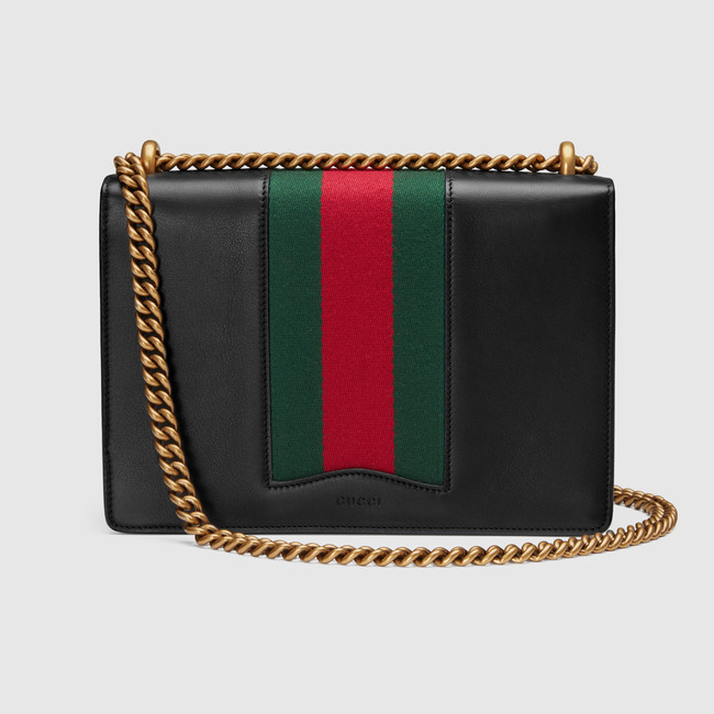 Gucci Peony leather chain shoulder bag 432280 DLXZT 8458