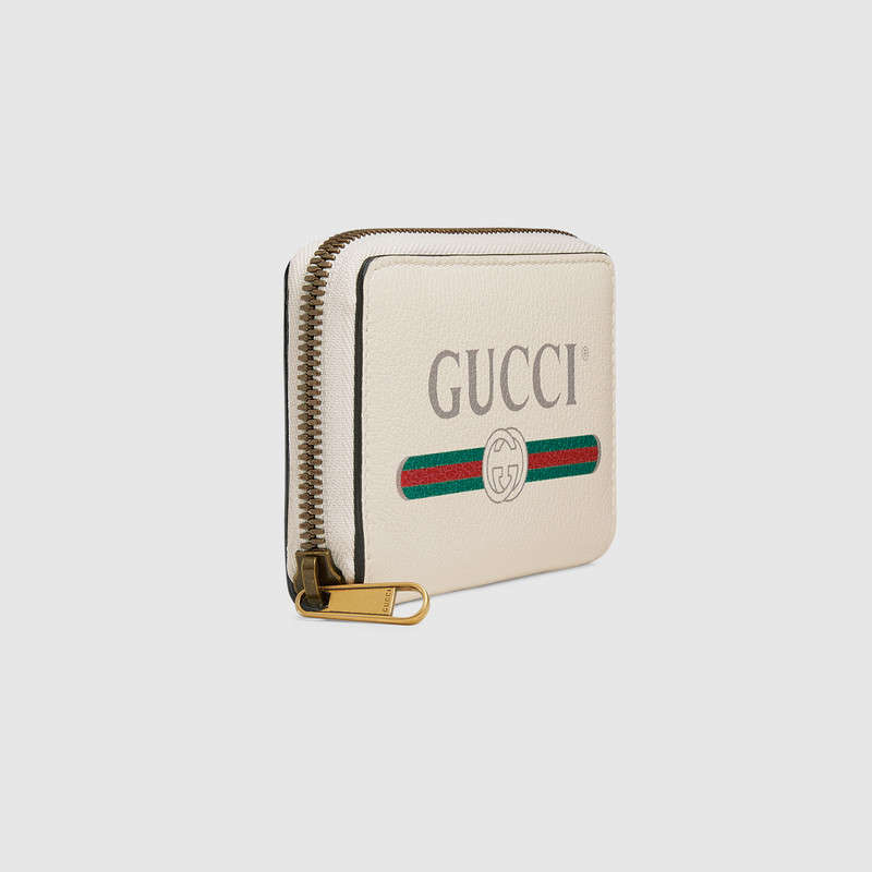 Gucci Print leather card case 496319 0GCAT 8820