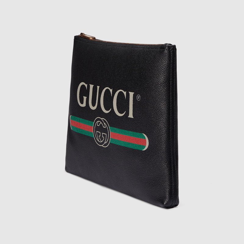 Gucci Print leather medium portfolio 500981 0GCAT 8163