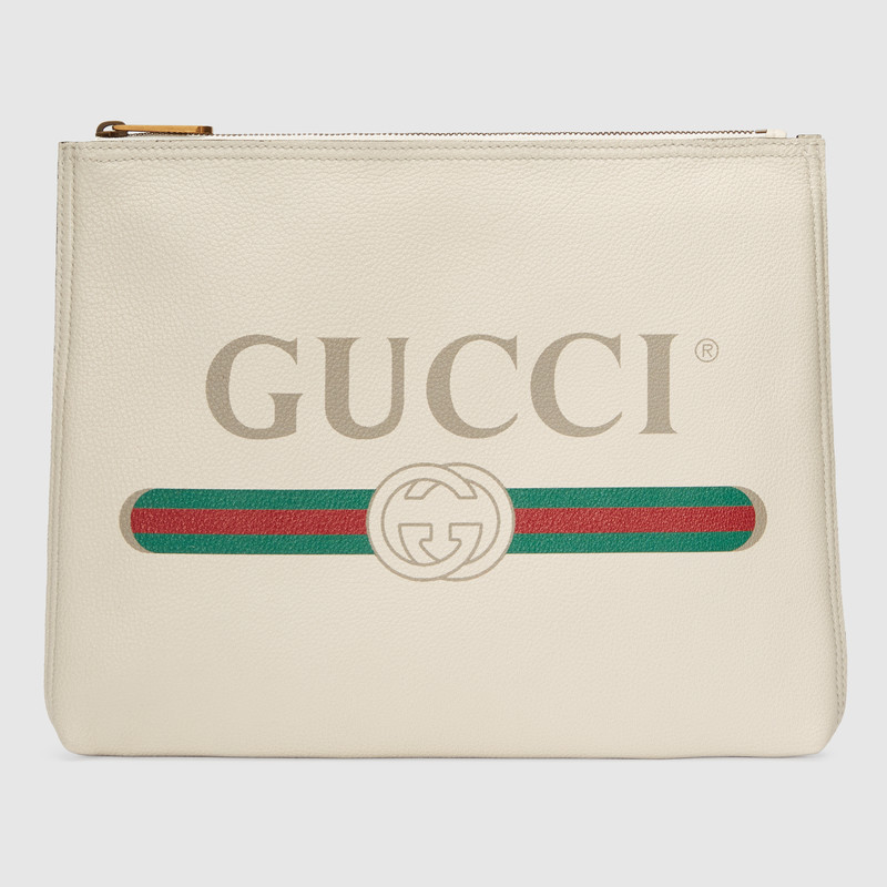 Gucci Print leather medium portfolio 500981 0GCAT 8820