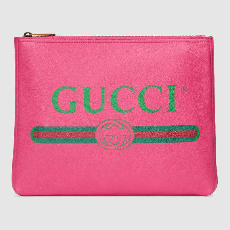 Gucci Print leather medium portfolio 500981 0GCAT 8840