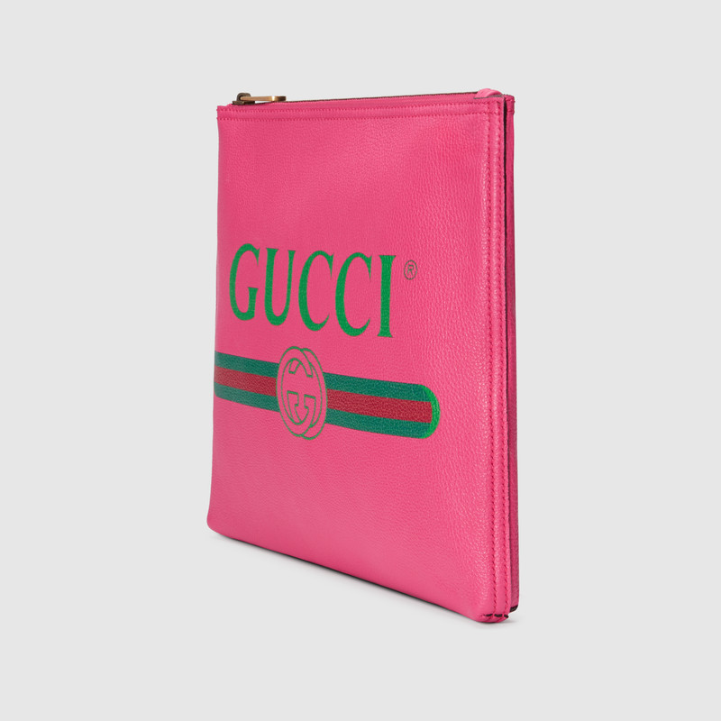 Gucci Print leather medium portfolio 500981 0GCAT 8840