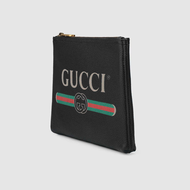 Gucci Print leather small portfolio 495665 0GCAT 8163