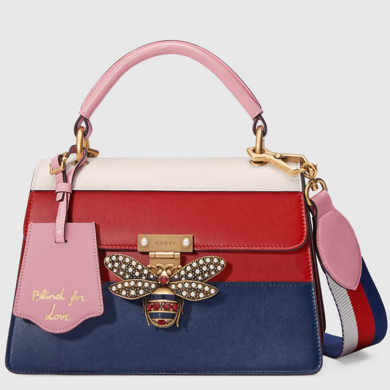 Gucci Queen Margaret leather top handle bag 476541 DVUST 4198