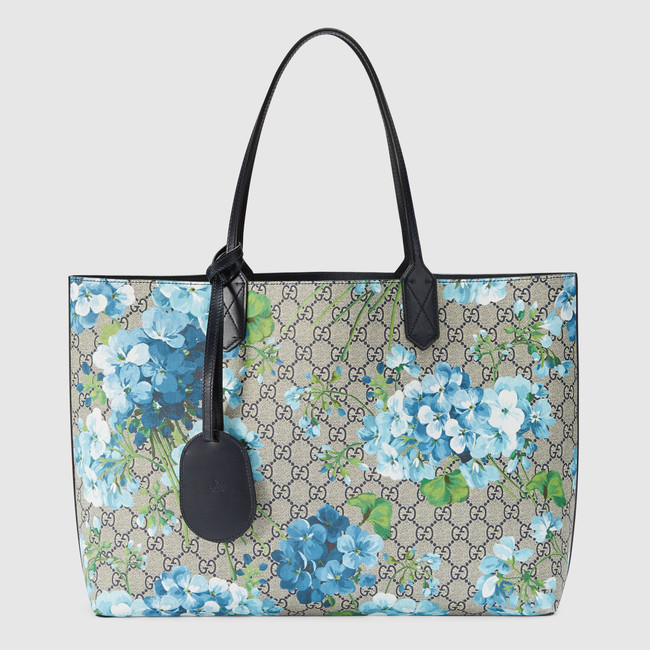 Gucci Reversible GG Blooms leather tote 368568 CU71X 8499