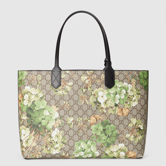 Gucci Reversible GG Blooms leather tote 368568 CU71X 8966