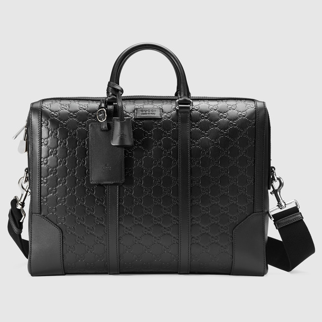 Gucci Signature leather briefcase 406384 CWCBN 1000