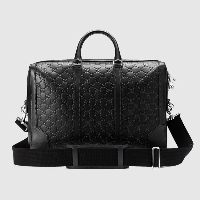 Gucci Signature leather briefcase 406384 CWCBN 1000