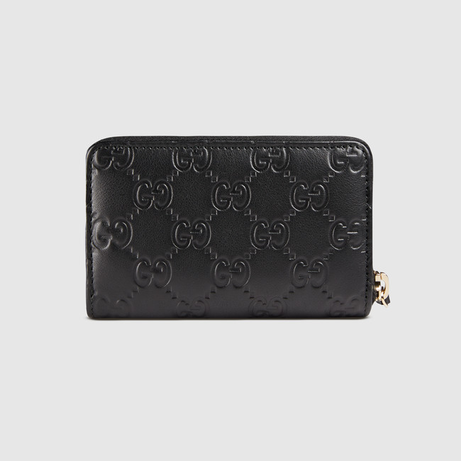 Gucci Signature zip around card case 255452 AA61G 1000