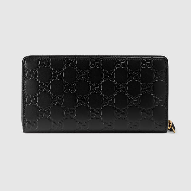 Gucci Signature zip around wallet 410102 CWC1G 1000