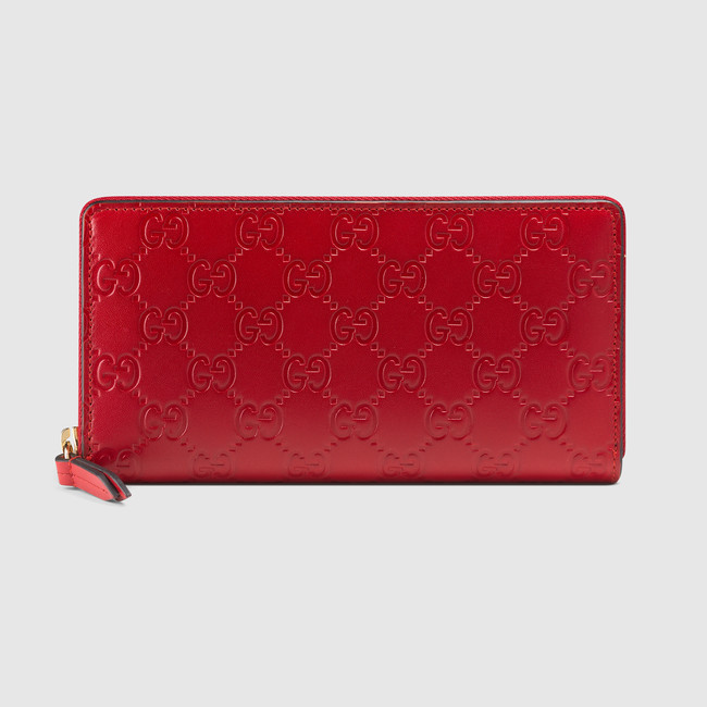 Gucci Signature zip around wallet 410102 CWC1G 6433